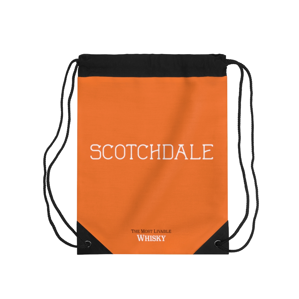 orange scrunch bag